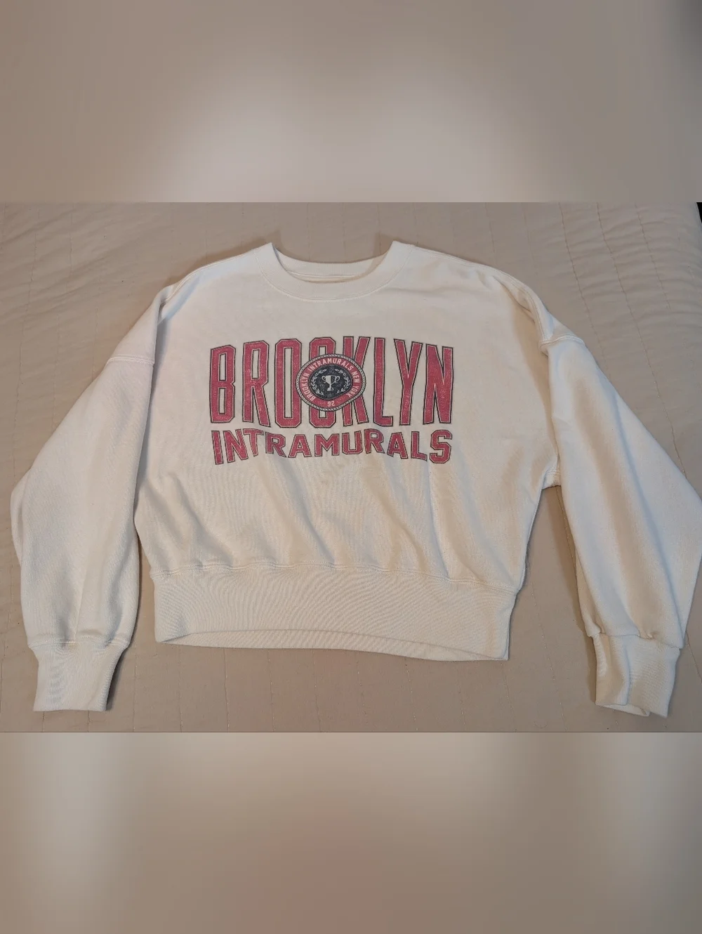 Abercrombie & Fitch Soft AF Collection Crewneck Sweater, Brooklyn Intramurals, M